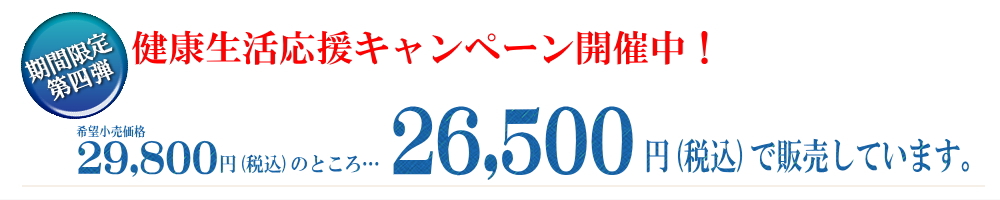 割引販売中　26,500円